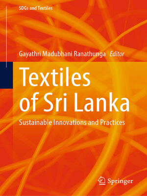 cover image of Textiles of Sri Lanka